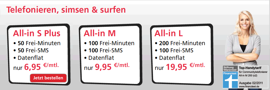 Drillisch Telecom Tarifpakete